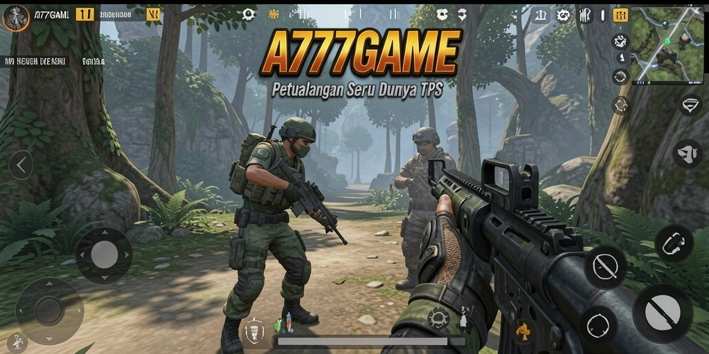 Tampilan gameplay A777GAME menampilkan aksi tembak-menembak yang mendebarkan.