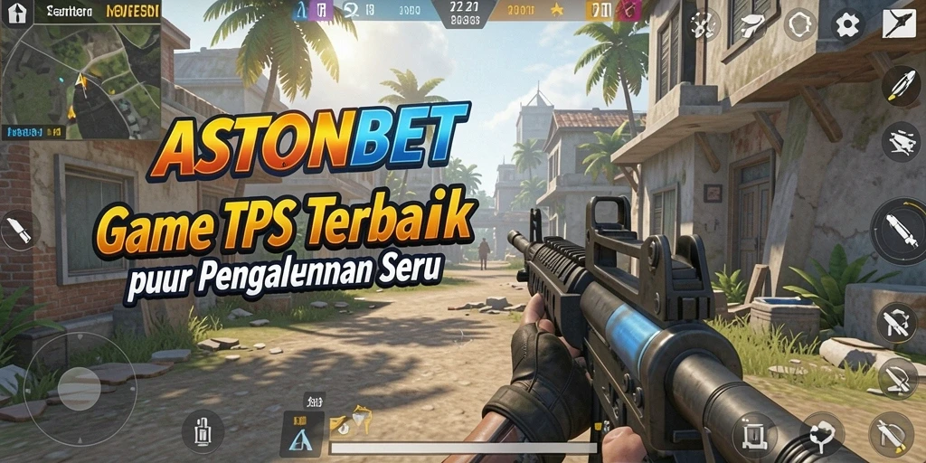 Tampilan screenshot utama ASTONBET menampilkan aksi permainan TPS seru.