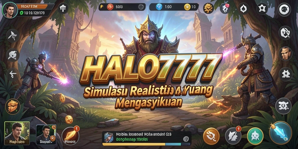 Tampilan keren dari gameplay HALO777 yang menarik dan interaktif.