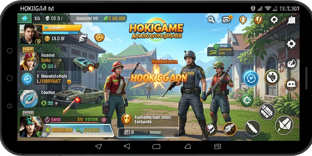 Tampilan antarmuka utama HOKIGAME yang intuitif dan fungsional.