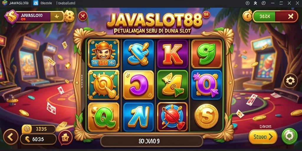 Tampilan menarik dari gameplay petualangan JAVASLOT88.