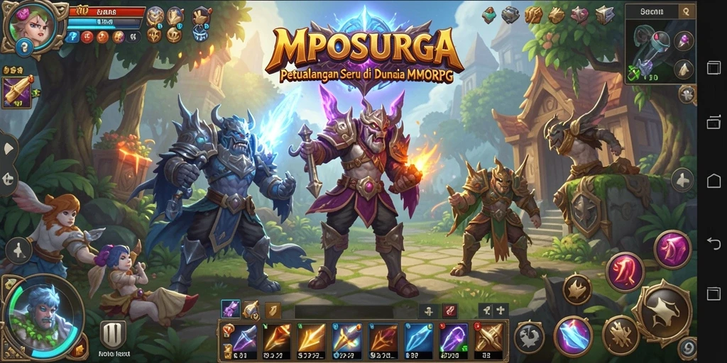 Tampilan gameplay menarik dari MPOSURGA dengan aksi seru dan petualangan.