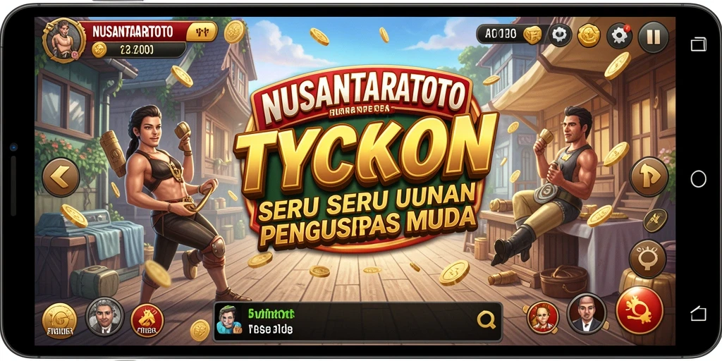 Tampilan gameplay menarik dari NUSANTARATOTO di layar.