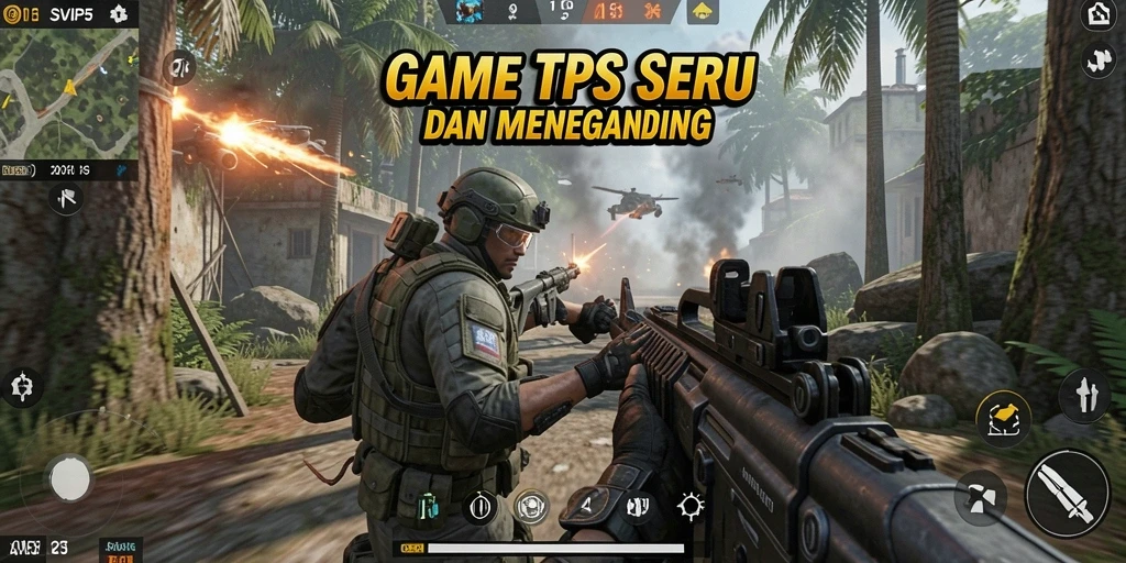 Tampilan gameplay menegangkan di SVIP5 dengan aksi seru.